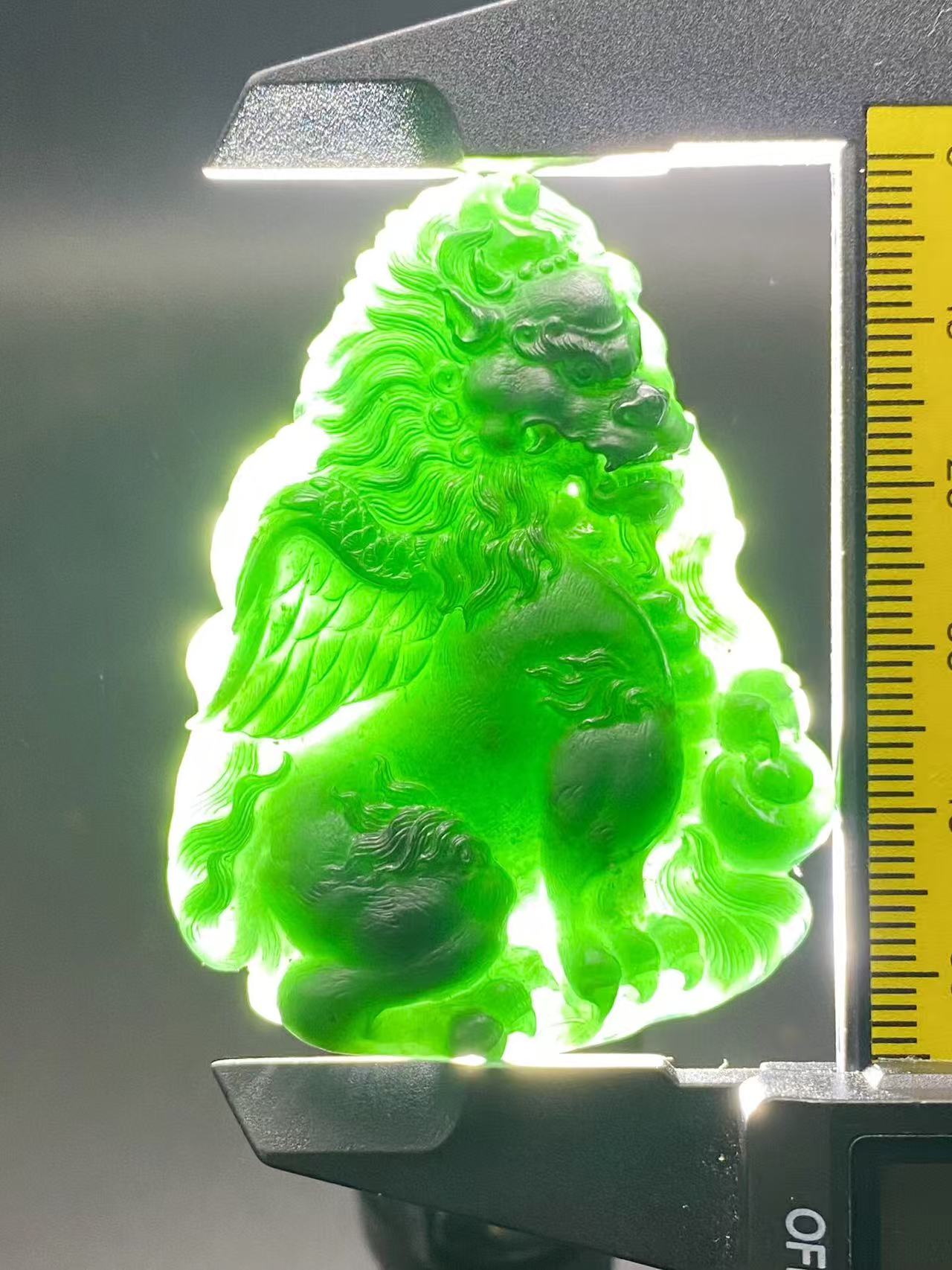墨中翠墨翠 墨翠缅甸a货墨翠 墨翠招财貔貅 立体通透 黑度极黑