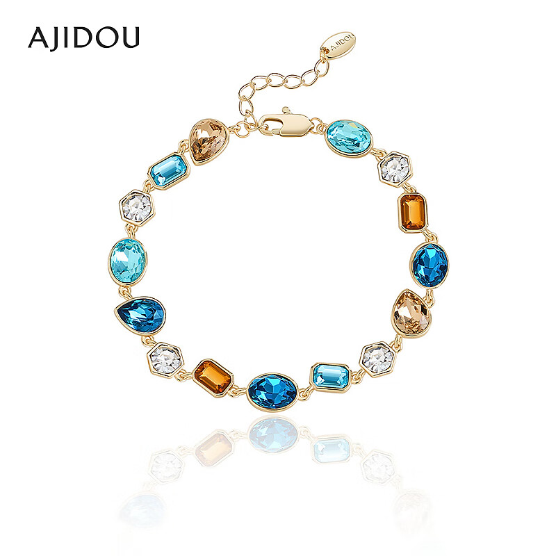合金仿水晶手链 AJIDOU阿吉豆手饰女款精致气质手链【CB】