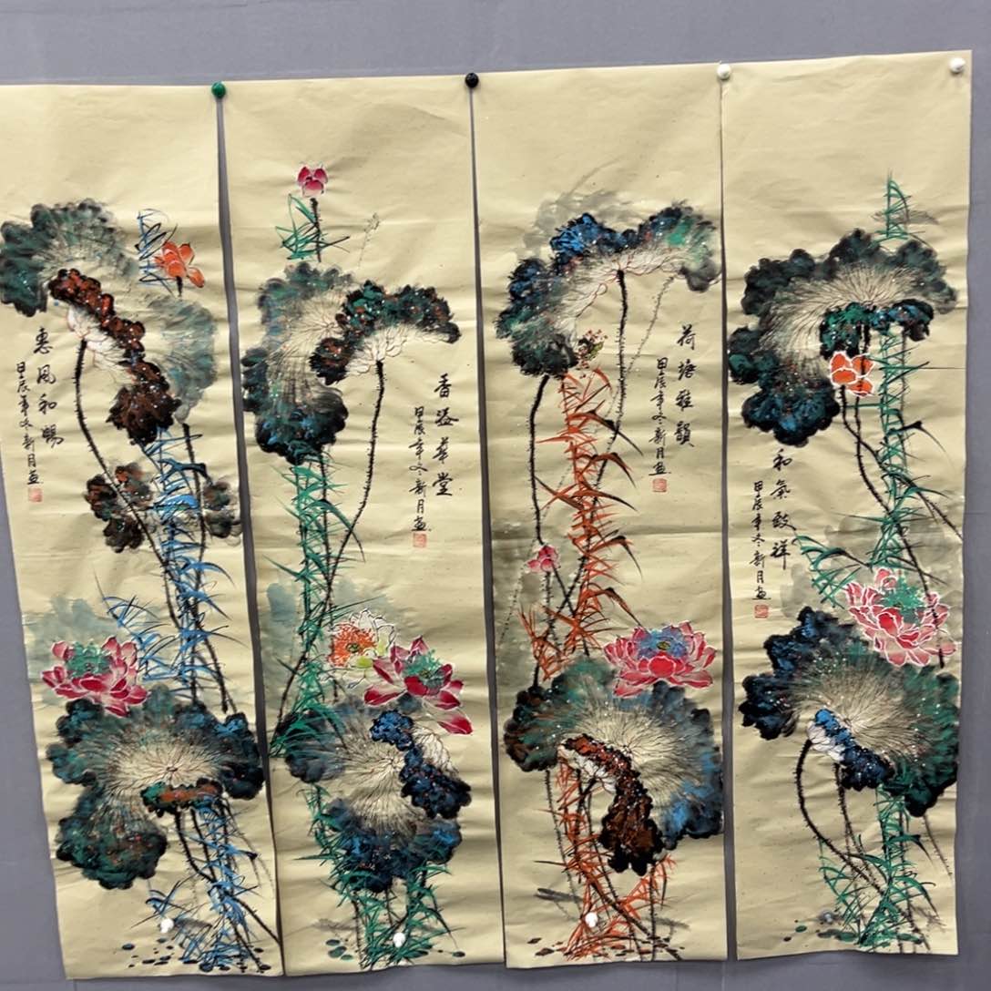 国画手绘画作品和绘画