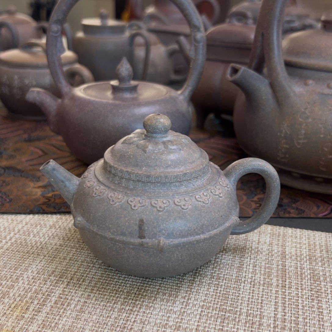 郭***生茶壶紫砂柿蒂竹枝半价