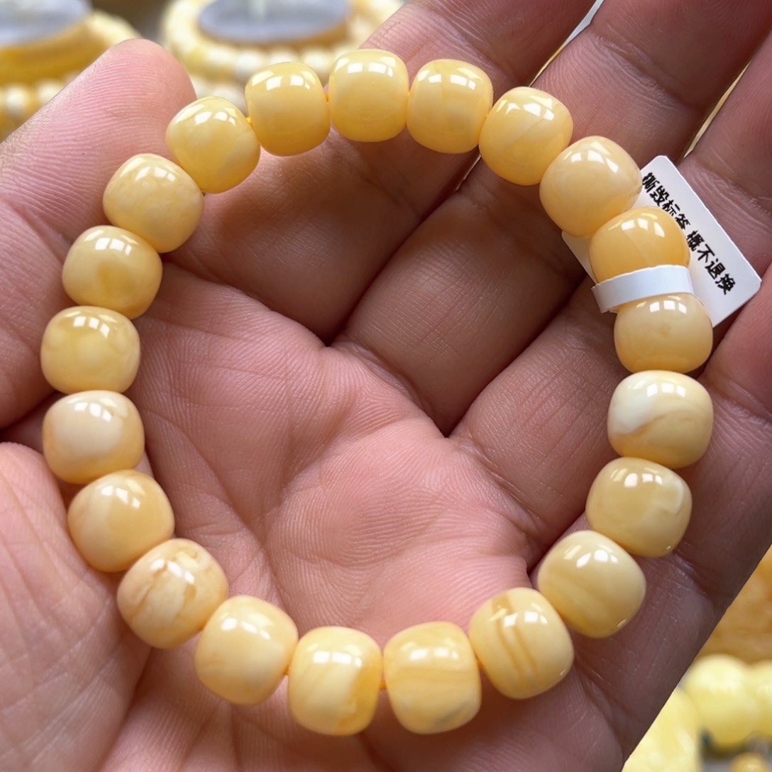 琥珀手链未镶嵌清*手串