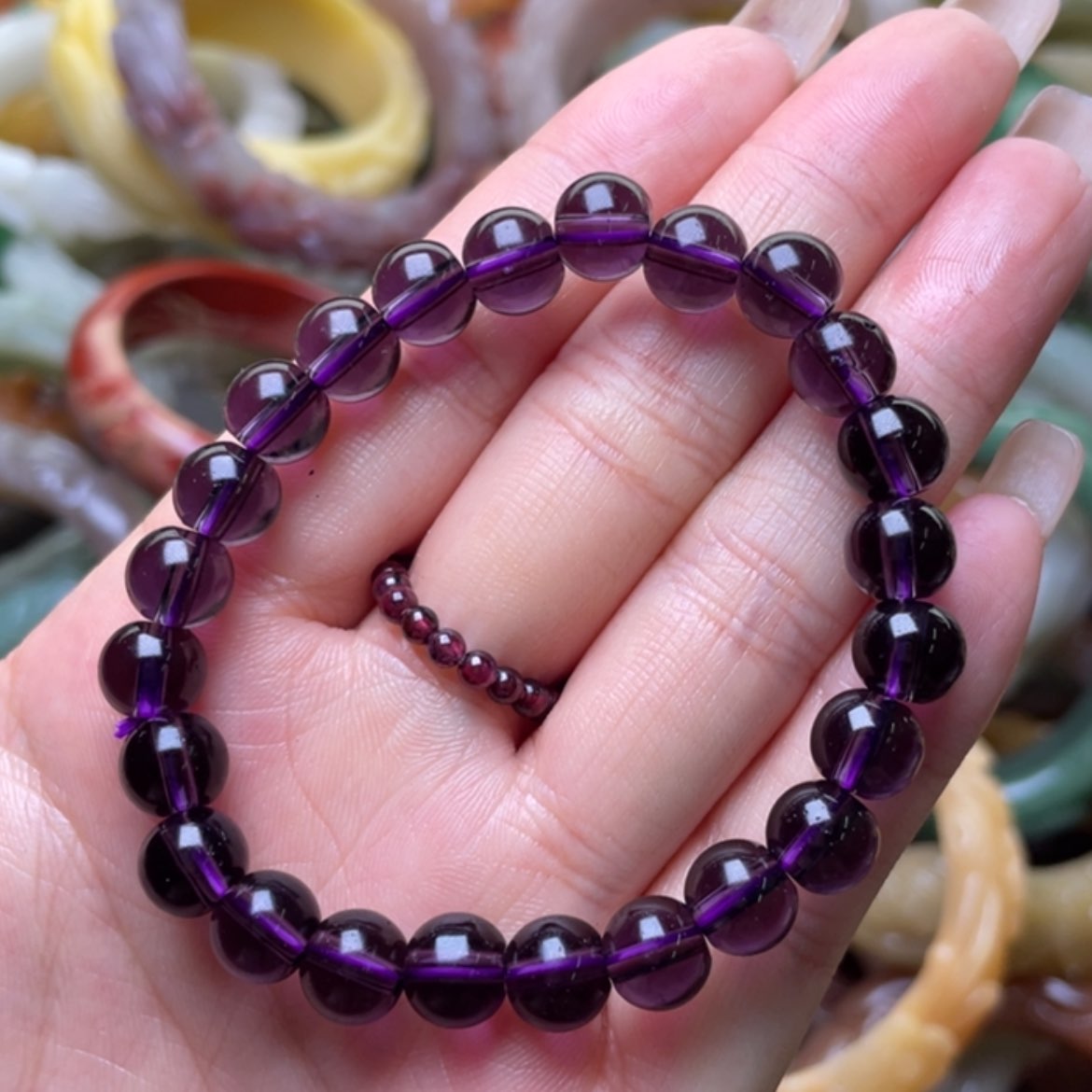 【闪购商品】石英质玉手镯（圆镯）未镶嵌