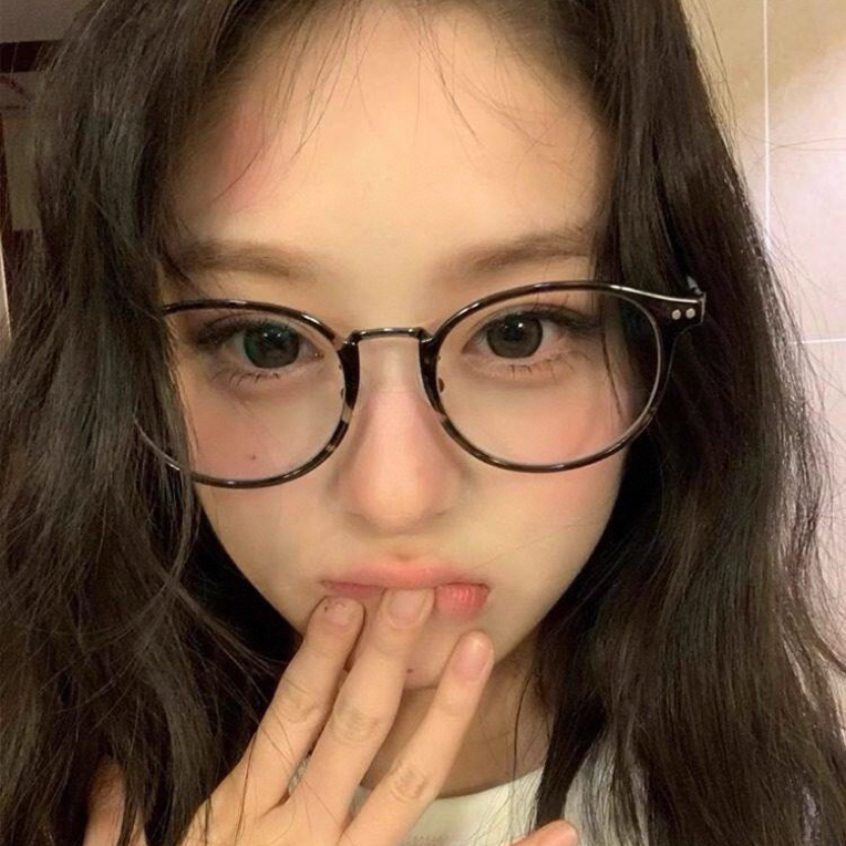 小浣熊·pp同款韩系素颜小圆框 超轻眼镜配近视镜时尚显脸小【140】