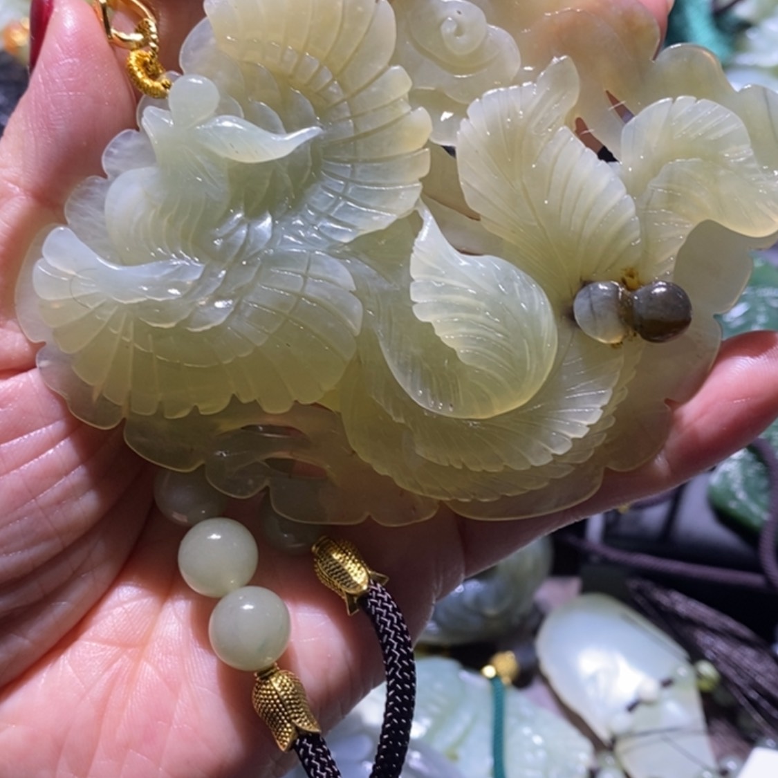 【闪购商品】岫玉毛衣链未镶嵌