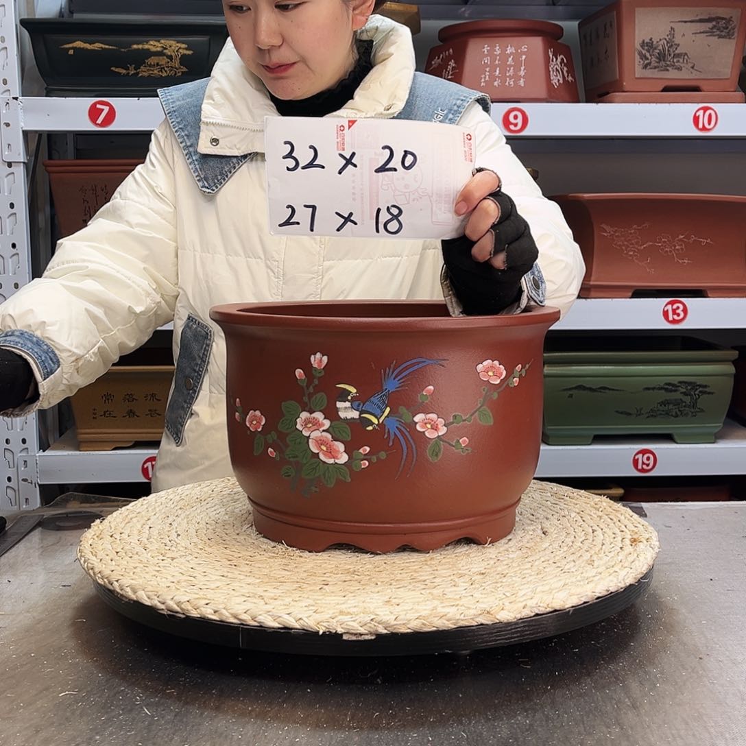 紫砂花盆紫砂花盆