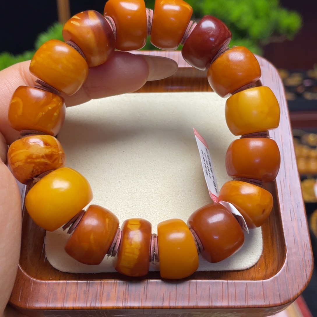 蜜蜡手链未镶嵌手串
