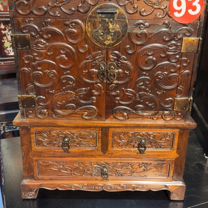 3***2木花梨木官箱柜一个