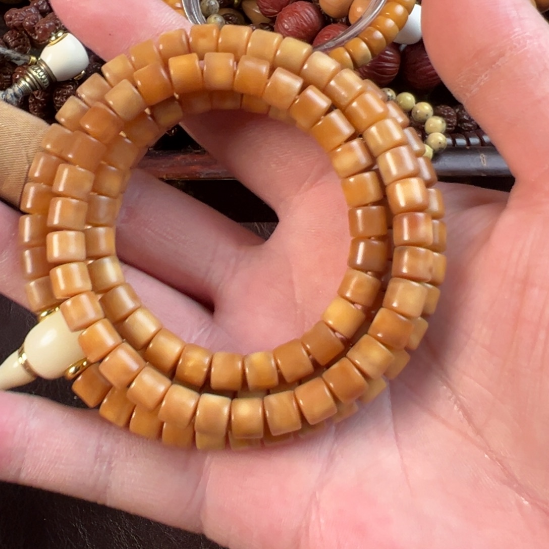 星月菩提吊坠龙脊直切长串