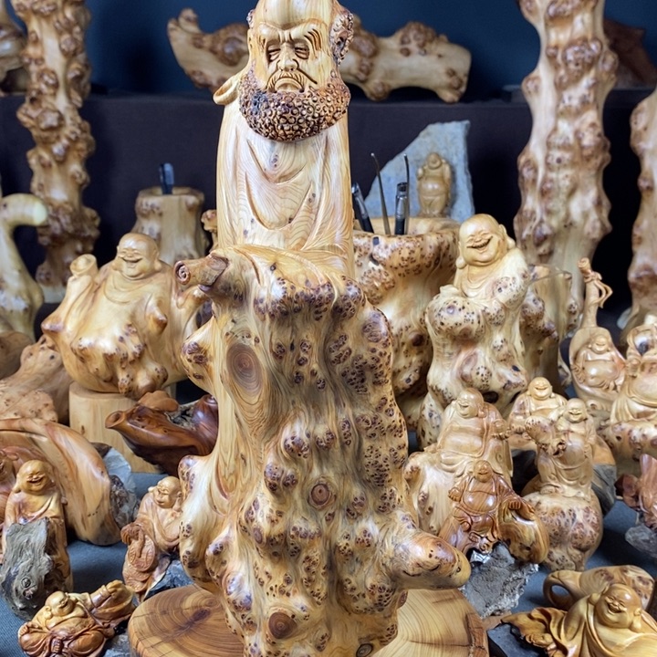 柏木崖柏工艺品摆件