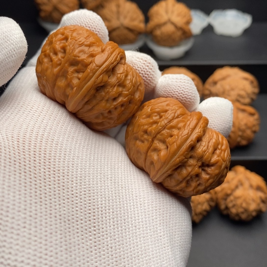 文玩核桃把件7**_42尺全品平谷元宝