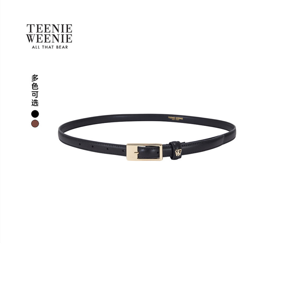 TeenieWeenie小熊女装皮带25秋新款时尚复古质感腰带TTAB25F801W