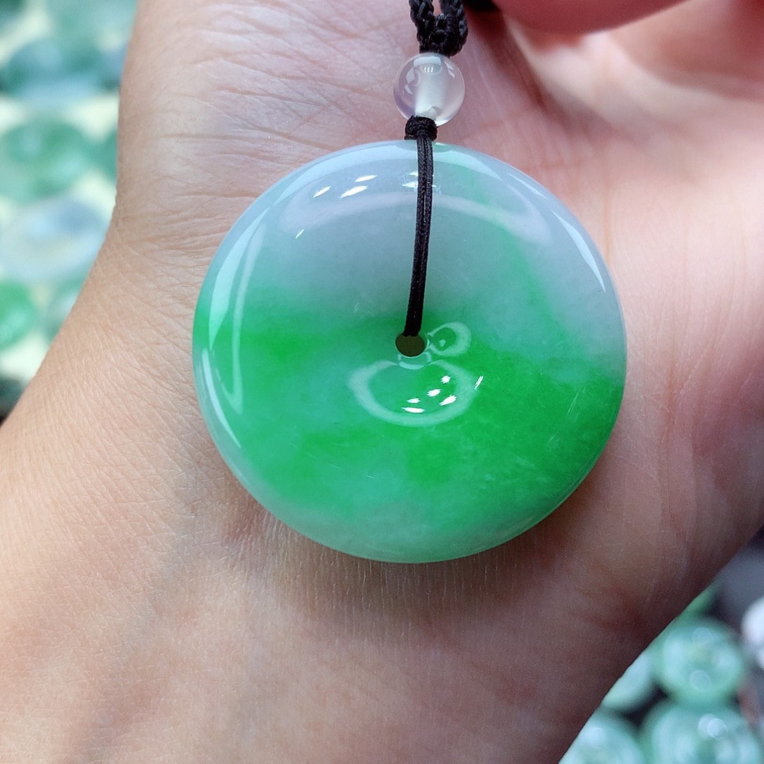 翡翠颈饰未镶嵌15尺寸31.1-6.0