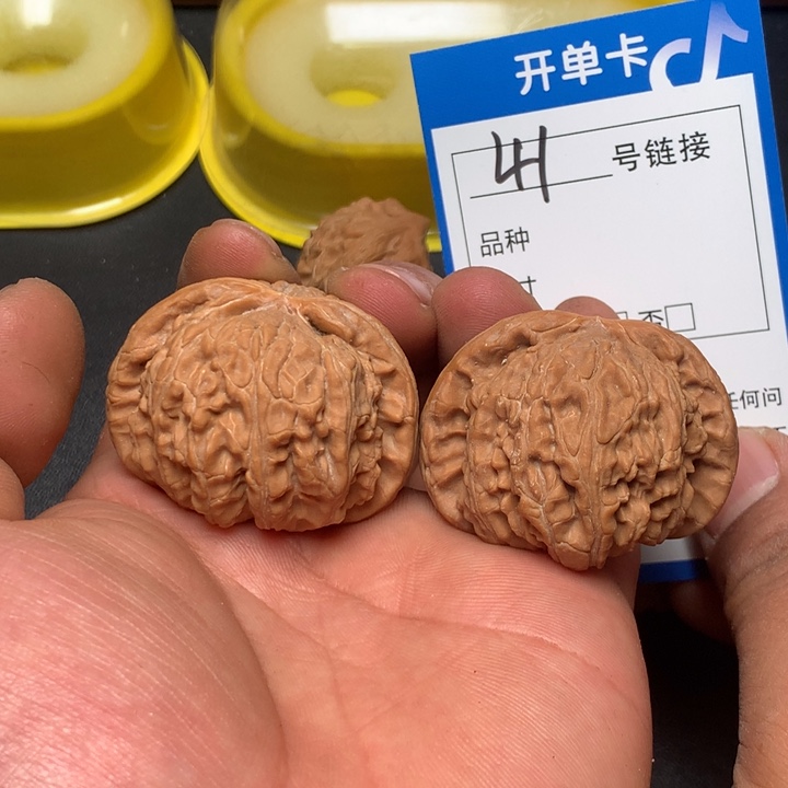 文玩核桃把件43白狮子41