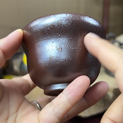 戬谷龙窑柴烧茶杯694