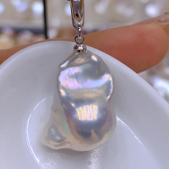 淡水珍珠未镶嵌吊坠(赠链)