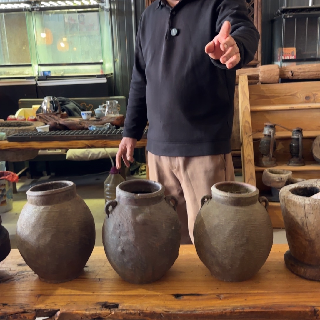 木质土陶罐老物件福利价