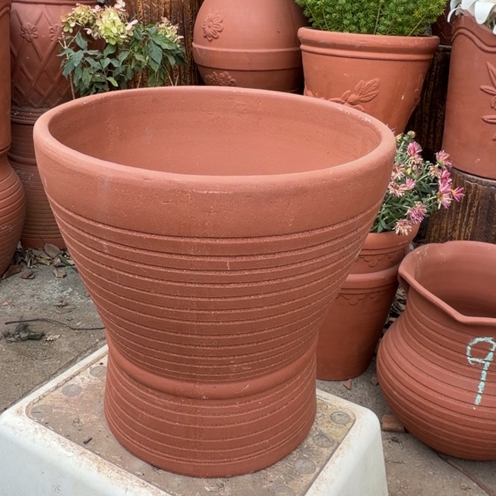 花盆紫砂30高30宜兴紫砂 