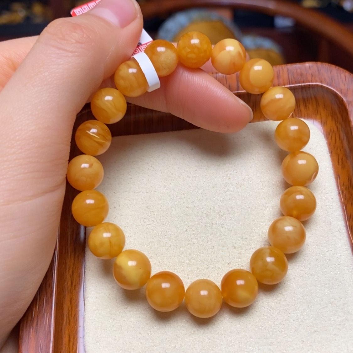 【闪购商品】蜜蜡手链未镶嵌手串