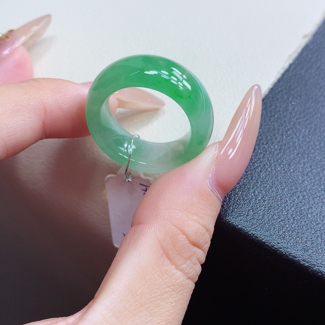 未镶嵌戒指翡翠16-17号