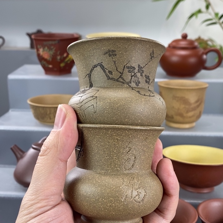 宜兴紫砂手工主人杯