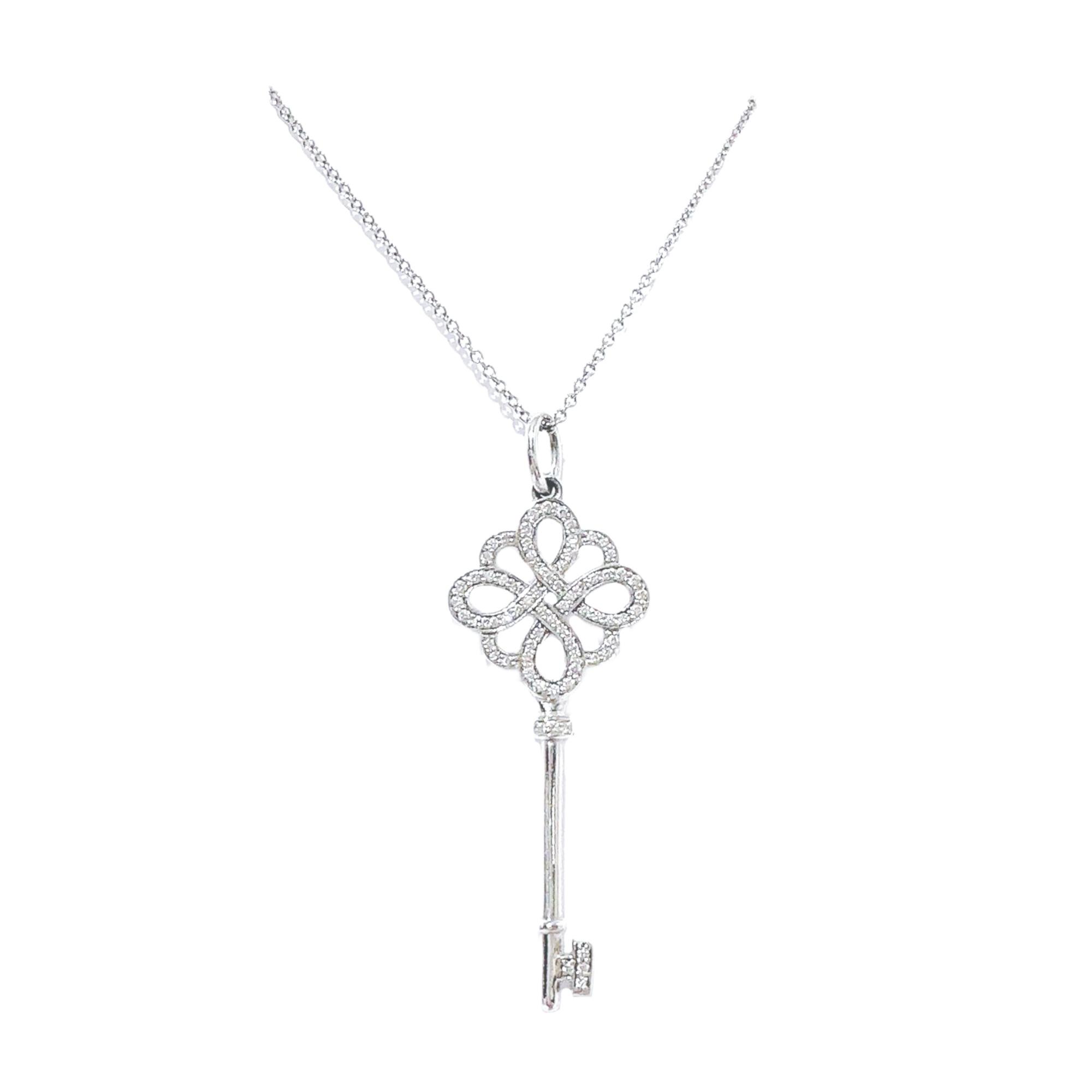 95新 Tiffany & Co./蒂芙尼 安洁利严选钥匙系列/SK0133247 项链