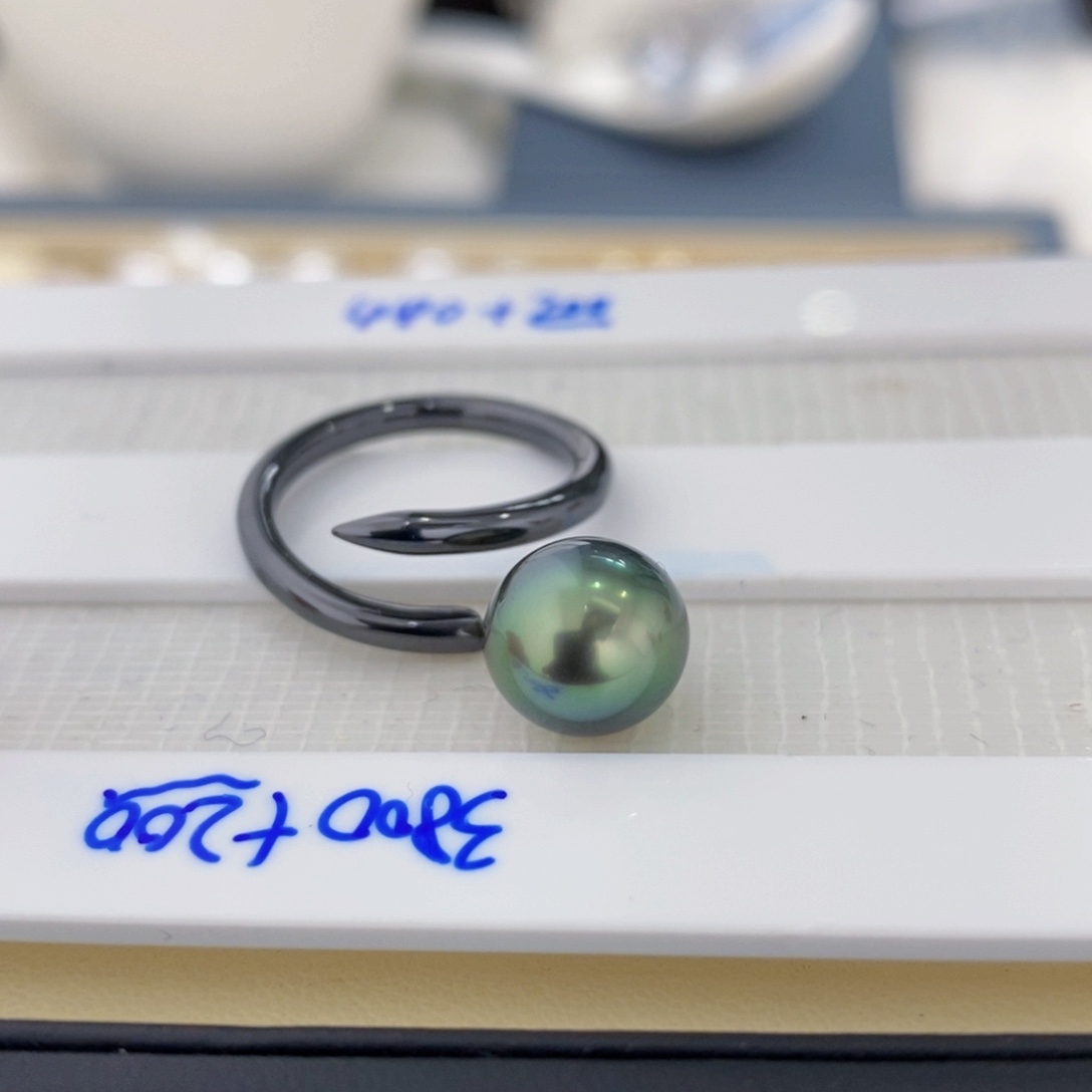 海水珍珠裸珠定制不退不换银S925镶嵌