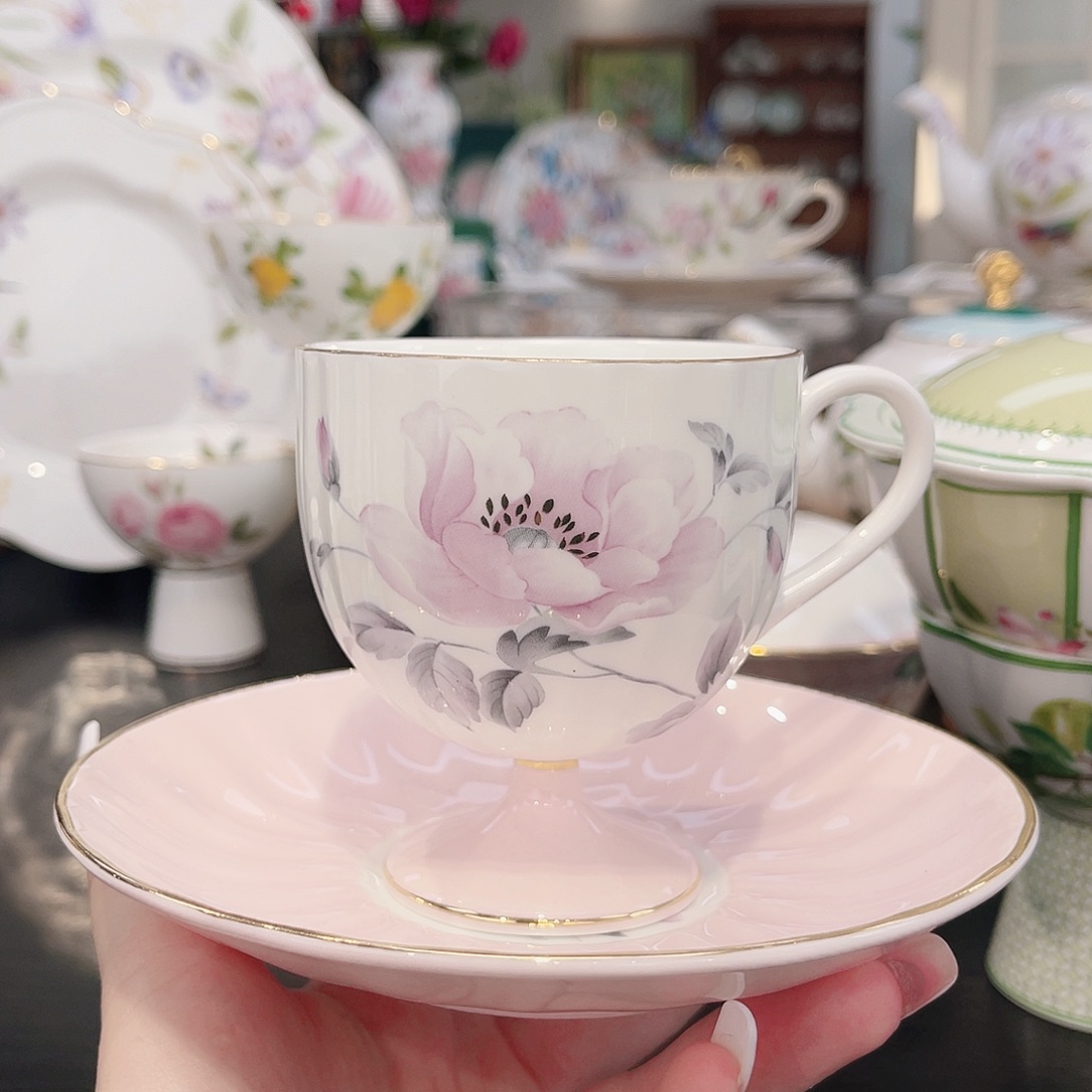 骨瓷咖啡杯碟——————