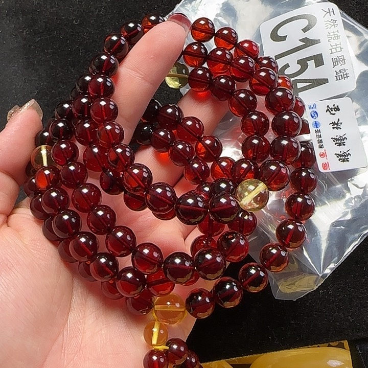 血珀珠宝奇石未镶嵌9