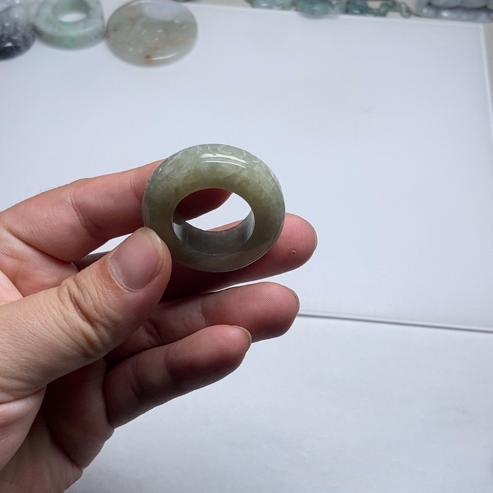 翡翠未镶嵌颈饰花戒10