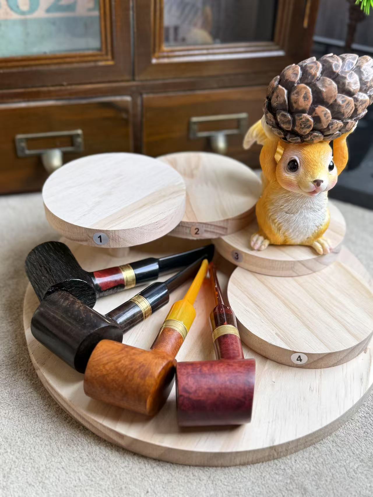 石楠木烟斗大力水手锤子桌斗新手入门款9mm孔道【主播同款】