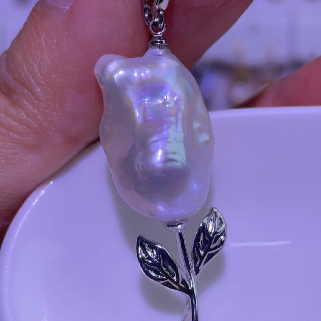 未镶嵌天然淡水珍珠吊坠淡水珍珠