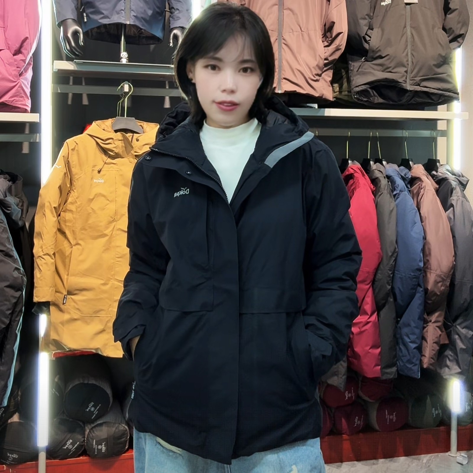 保暖时尚加厚短款羽绒服