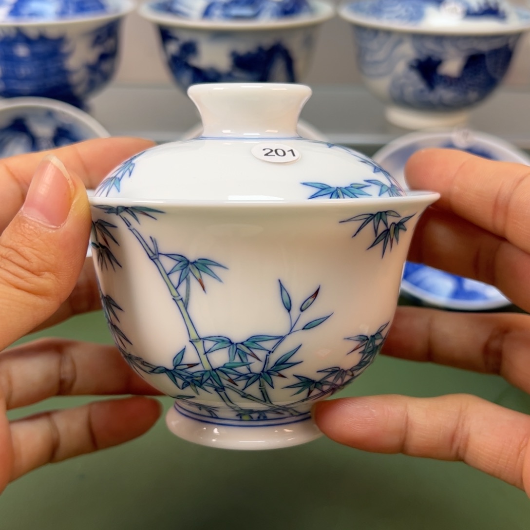 杯木木景德镇纯手绘茶具201