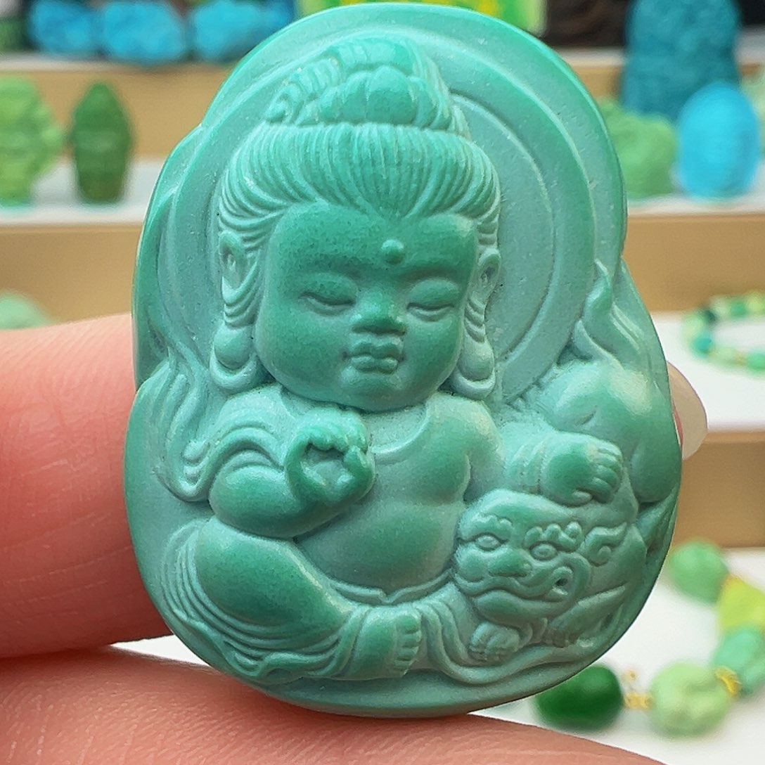 未镶嵌绿松石项链