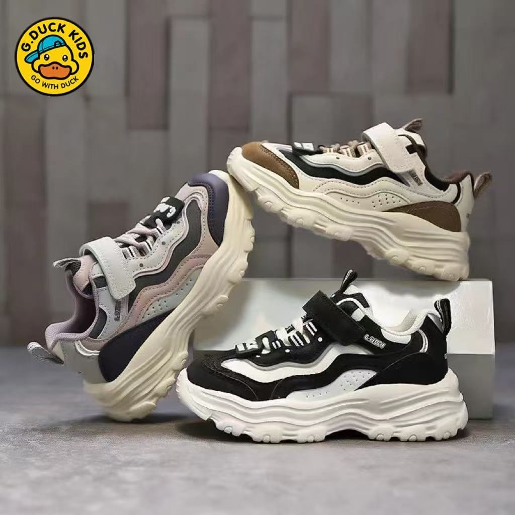 【双网/皮面】儿童春季新款皮面防水缓震运动鞋码28-38