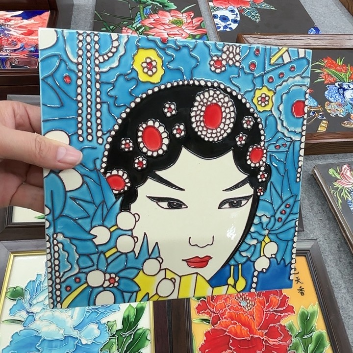 陶瓷板画20/20单瓷片微瑕