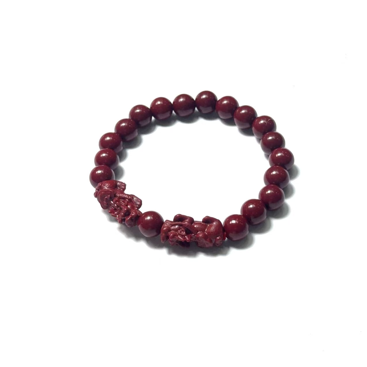 天然辰砂SX008 现代简约时尚手串 尺寸 8mm