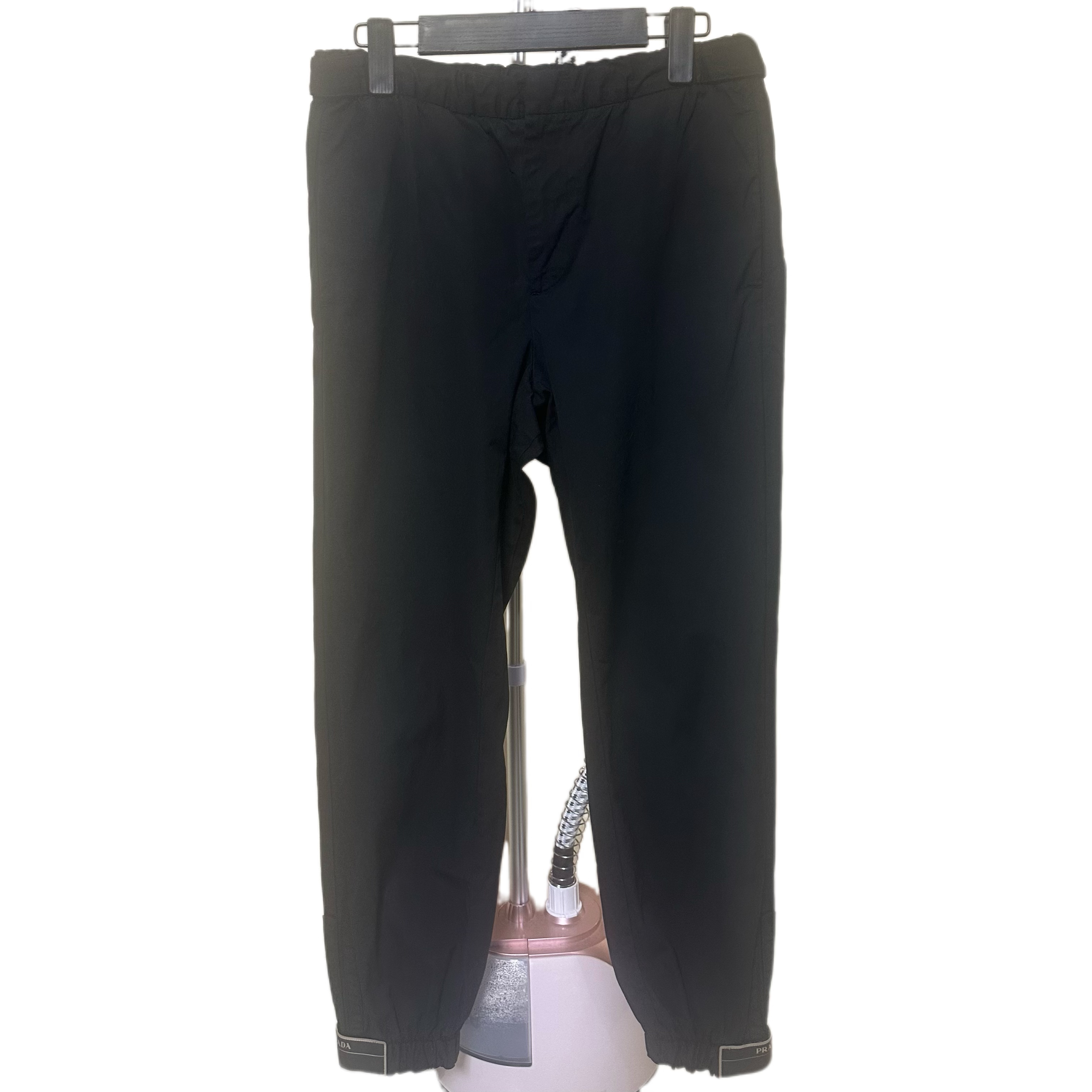 99新 Prada/普拉达 0806普拉达裤脚亚克力尼龙贴尼龙长裤/46//99