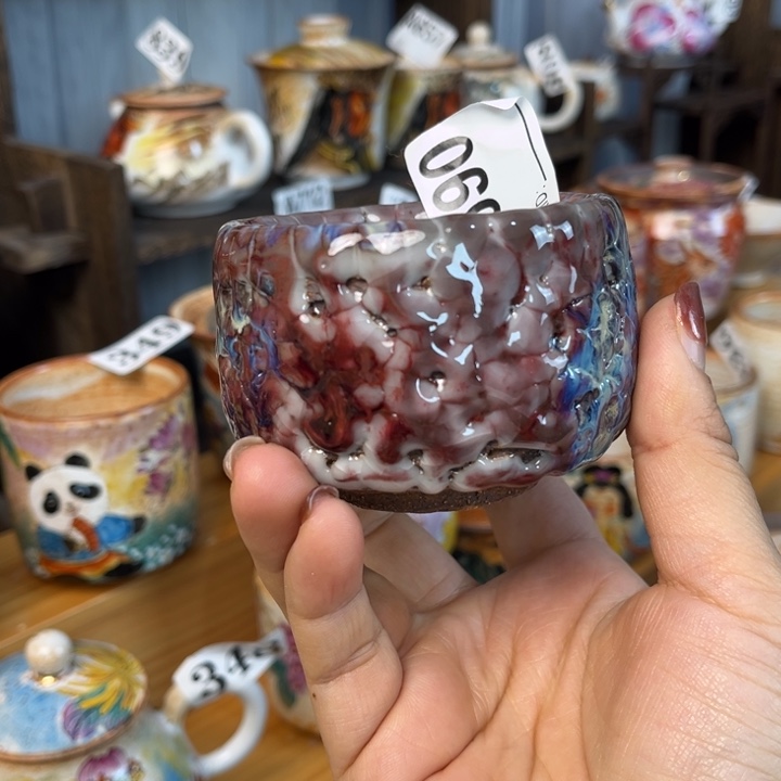 全手工柴烧志野匣钵泥590