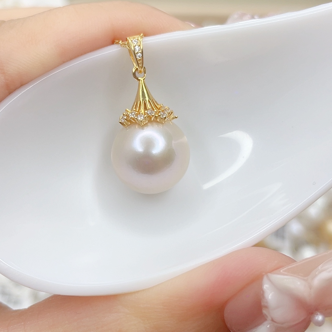 *****淡水珍珠银S925镶嵌吊坠(不含链)