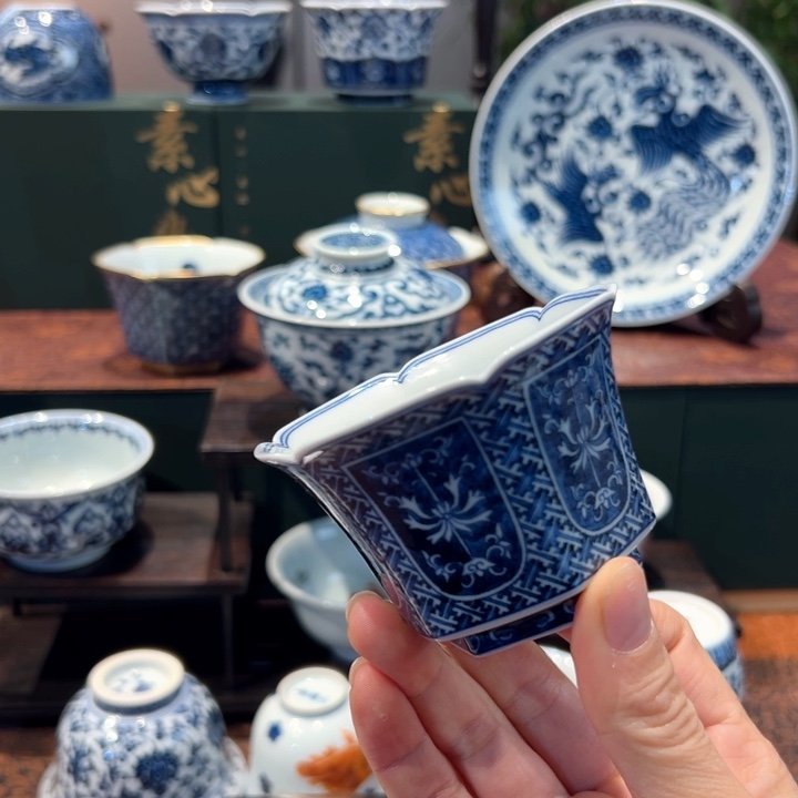 其他陶开窗宝相纹