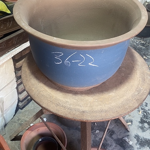 紫砂中国宜兴紫砂花盆＇