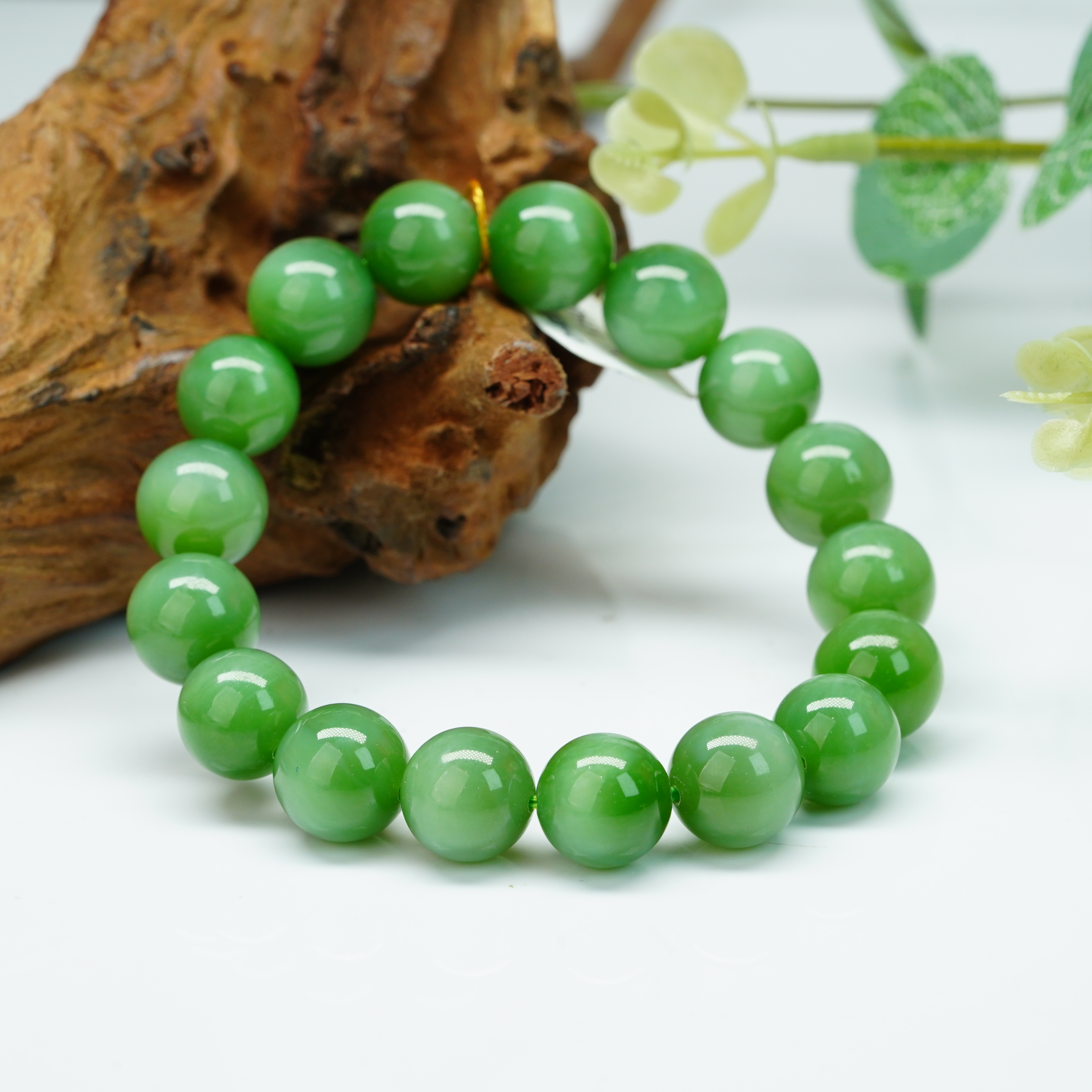 【小北好物】和田玉手串约11mm+17颗【多样性发一件】-17QH55X216