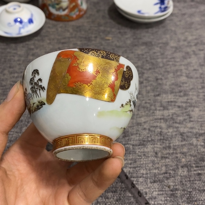 紫砂茶杯非常漂亮好看的碗