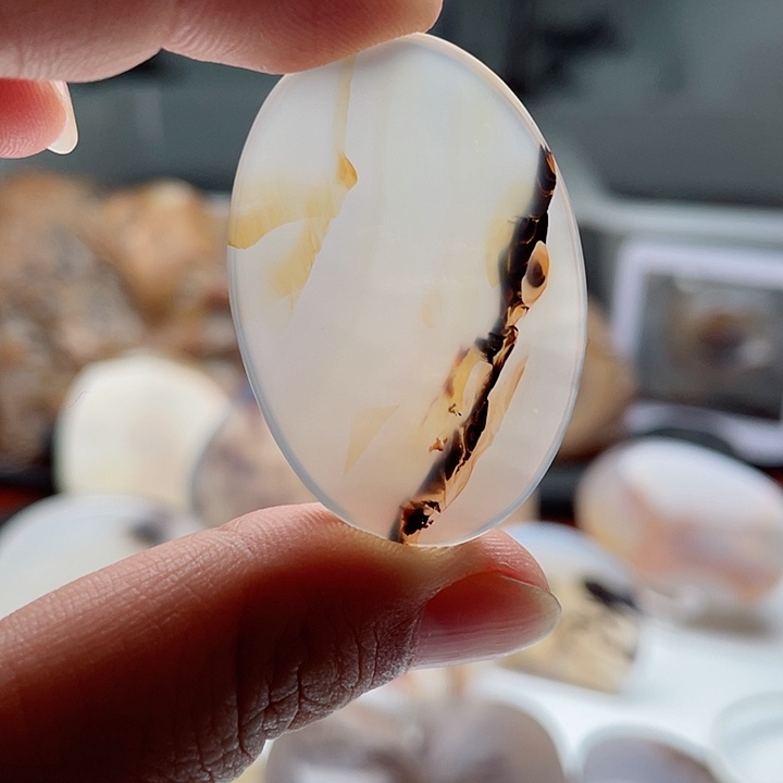 玛瑙/玉髓吊坠(不含链)未镶嵌