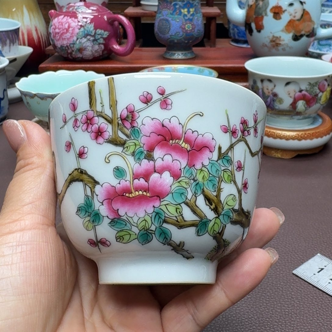 瓷片景德镇仿古手工制作精品展示