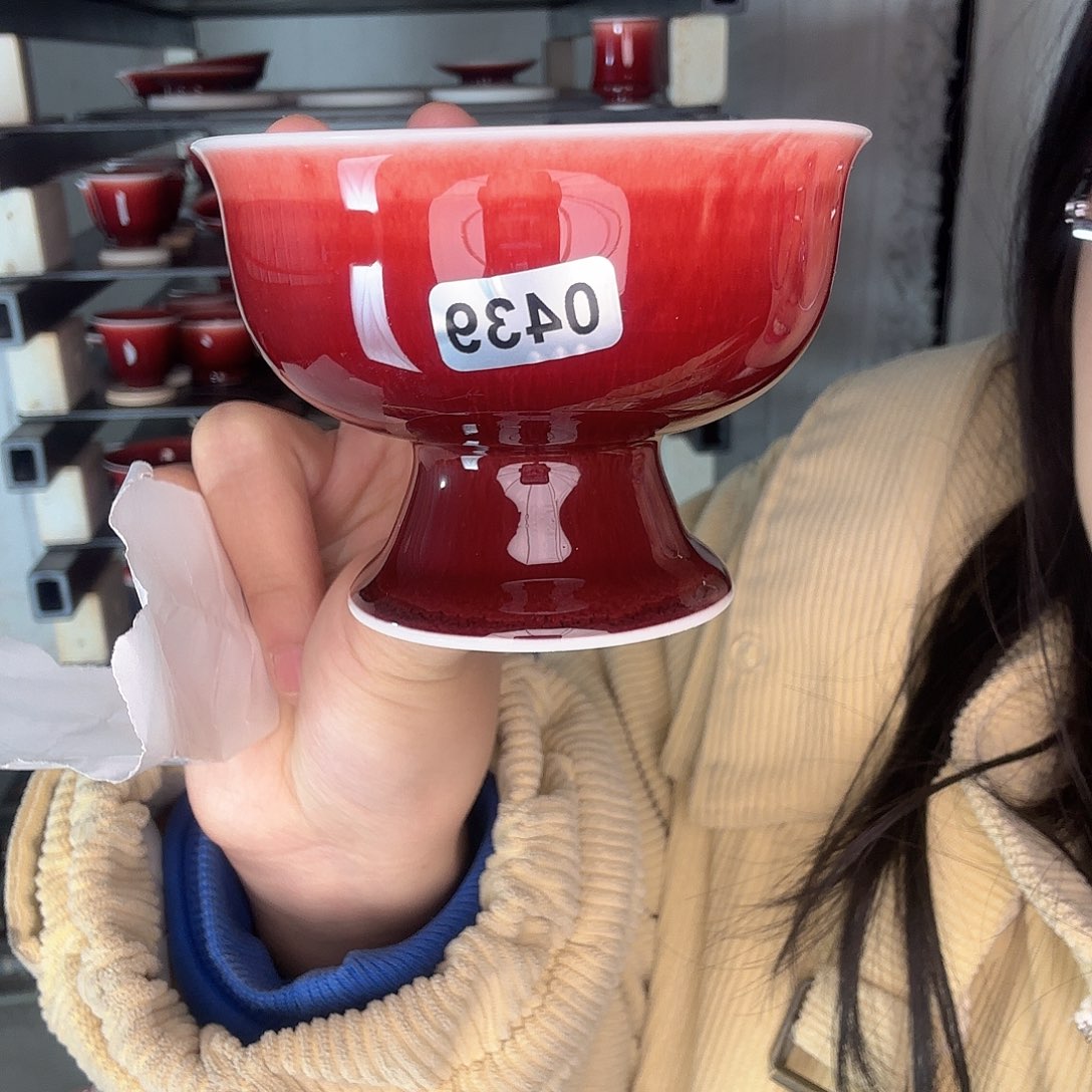 碗景德镇郎红陶瓷