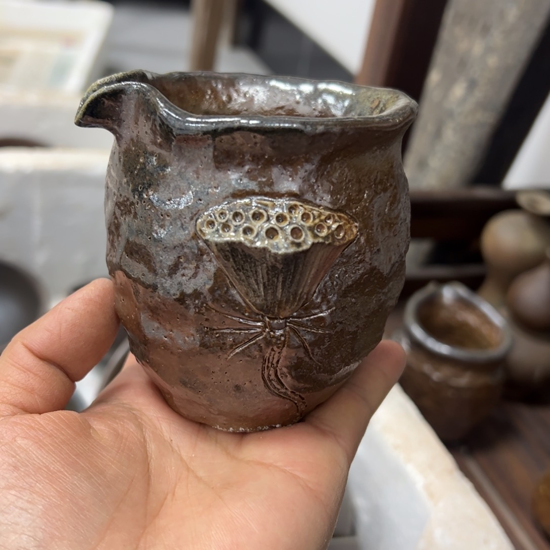 贵台龙窑柴烧茶壶11博**善