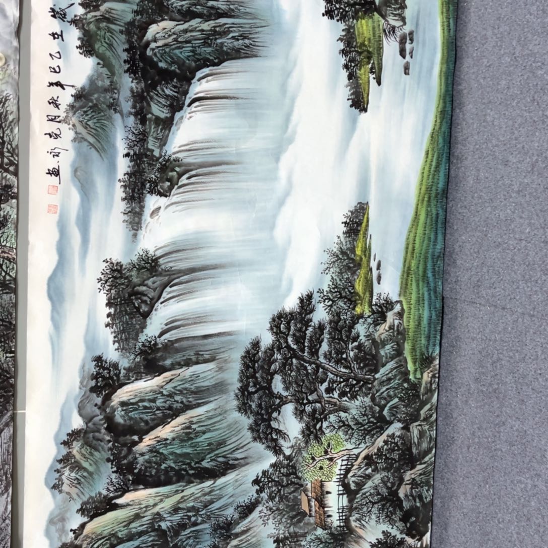 劲***议国画国画作品老师手绘