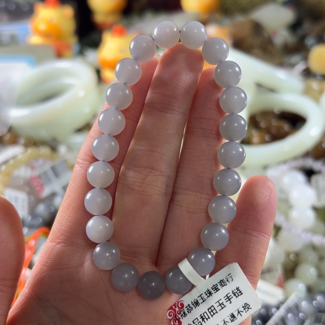 和田玉未镶嵌手串200